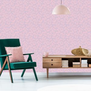 Papier Peint Feuilles Colorées Délicates – Image 6