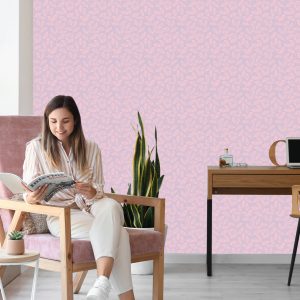 Papier Peint Feuilles Colorées Délicates – Image 7