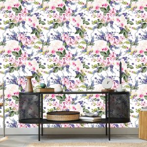 Papier Peint Pour Le Salon Fleurs Vertes Orchidées Orchidée – Image 5