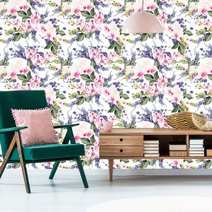 Papier Peint Pour Le Salon Fleurs Vertes Orchidées Orchidée – Image 6