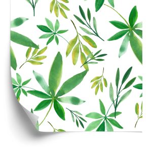 Papier Peint Feuilles Colorées Délicates – Image 2