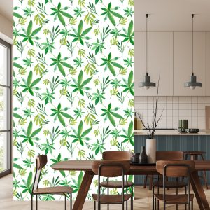 Papier Peint Feuilles Colorées Délicates – Image 4