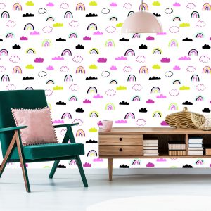 Papier Peint Nuages ​​Arc-En-Ciel Colorés – Image 6