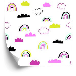 Papier Peint Nuages ​​Arc-En-Ciel Colorés – Image 2