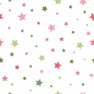 Papier Peint Pour Les Enfants - Étoiles Colorées – Image 1