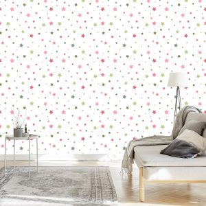 Papier Peint Pour Les Enfants - Étoiles Colorées – Image 3
