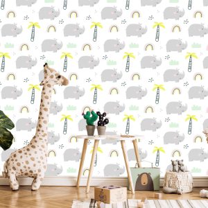 Papier Peint Animaux, Arbres, Arc En Ciel, Salle – Image 5