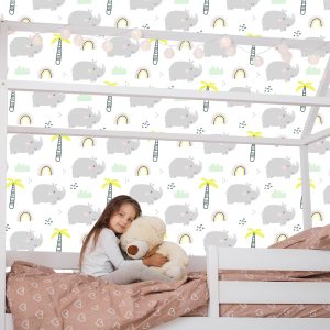 Papier Peint Animaux, Arbres, Arc En Ciel, Salle – Image 7