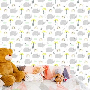 Papier Peint Animaux, Arbres, Arc En Ciel, Salle – Image 6