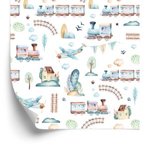 Papier Peint Avions Au-Dessus De La Ville – Image 2