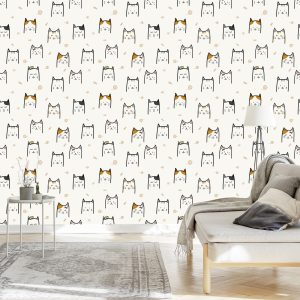 Papier Peint Pour Les Enfants - Happy Cats – Image 3