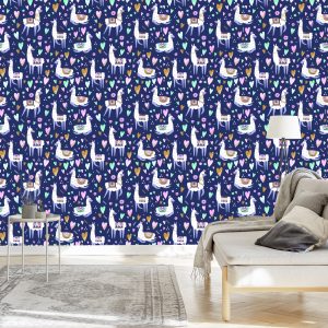 Papier Peint Plantes D'une Pépinière Avec Des Lamas – Image 3