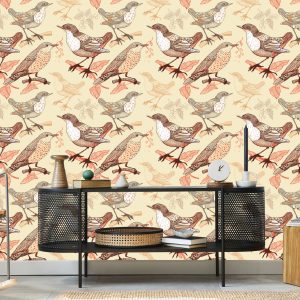 Papier Peint Oiseaux Assis Sur Les Branches – Image 5