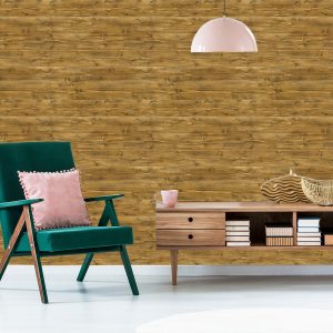 Papier Peint Motif En Bois Horizontal Élégant – Image 6