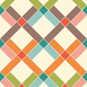 Papier Peint Géométrique - Diamants Colorés – Image 1