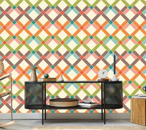 Papier Peint Géométrique - Diamants Colorés – Image 5