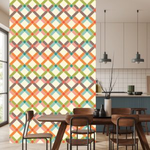 Papier Peint Géométrique - Diamants Colorés – Image 4