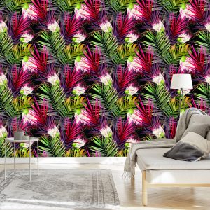 Papier Peint Plantes Colorées – Image 3