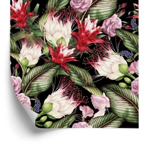 Papier Peint Fleurs Multicolores – Image 2