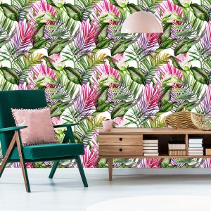 Papier Peint Feuilles Colorées – Image 6