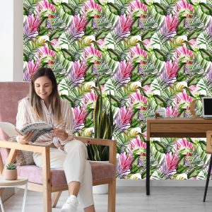 Papier Peint Feuilles Colorées – Image 7