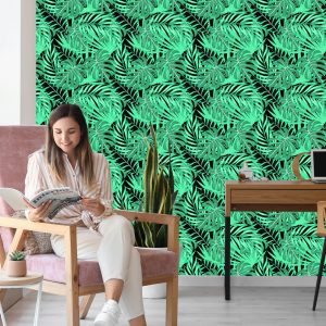 Papier Peint Feuilles À La Mode – Image 7