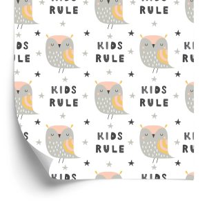 Papier Peint Hiboux Et Étoiles – Image 2