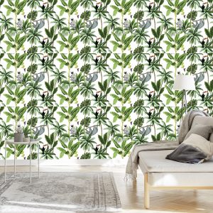 Papier Peint Animaux, Oiseaux Et Arbres – Image 3