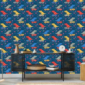 Papier Peint Planches À Roulettes Crocodiles Pour Une Chambre D'enfant – Image 5