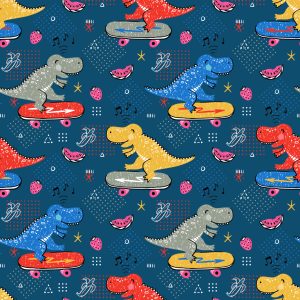 Papier Peint Planches À Roulettes Crocodiles Pour Une Chambre D'enfant – Image 1