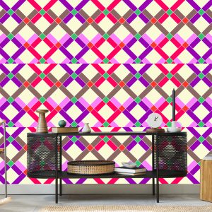 Papier Peint Géométrique - Diamants Colorés – Image 5