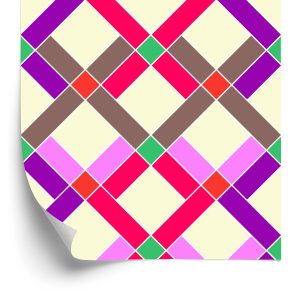 Papier Peint Géométrique - Diamants Colorés – Image 2