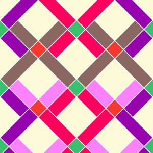 Papier Peint Géométrique - Diamants Colorés – Image 1