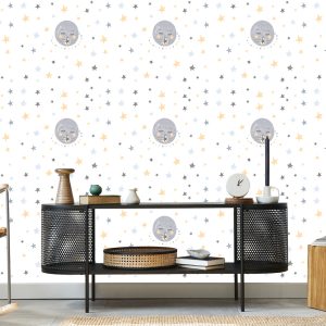 Papier Peint Étoiles Et Lunes – Image 5