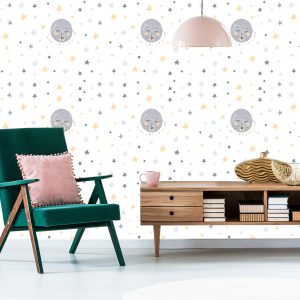 Papier Peint Étoiles Et Lunes – Image 6