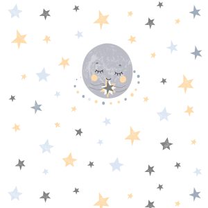 Papier Peint Étoiles Et Lunes – Image 1