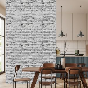 Papier Peint Brique Brillante - Effet 3D – Image 4