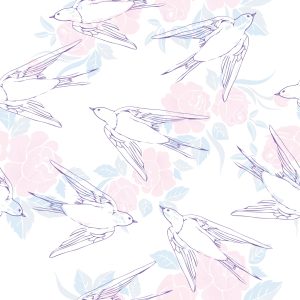 Papier Peint Hirondelles Volantes – Image 1