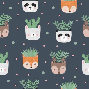 Papier Peint Plantes Animaux – Image 1