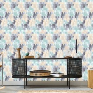 Papier Peint Géométrique - Coloré – Image 5