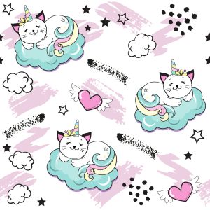 Papier Peint Pour Les Enfants - Chats Endormis – Image 1