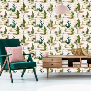 Papier Peint Paysage De Fleurs De Cactus – Image 6