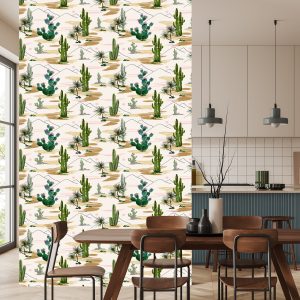 Papier Peint Paysage De Fleurs De Cactus – Image 4