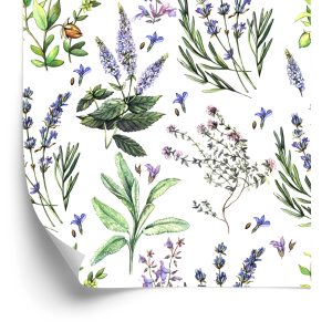 Papier Peint Fleurs De Lavande Colorées – Image 2