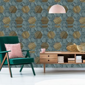 Papier Peint Modèle 3D En Bois De Béton – Image 6