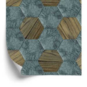 Papier Peint Modèle 3D En Bois De Béton – Image 2