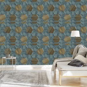 Papier Peint Modèle 3D En Bois De Béton – Image 3