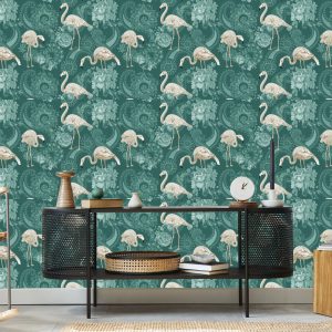 Papier Peint Flamants Roses – Image 5