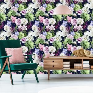 Papier Peint Nature Plantes Roses – Image 6