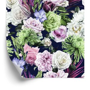 Papier Peint Nature Plantes Roses – Image 2